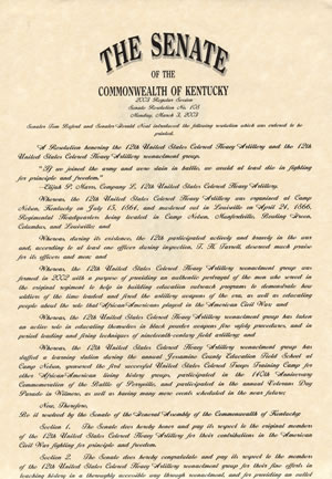 Senate Proclamation